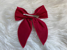Load image into Gallery viewer, Red Polka Dot Fable Hair Bow