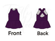 Load image into Gallery viewer, Livi Solid Plum Peplum