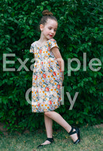 Load image into Gallery viewer, Ella Yellow Grid Dress