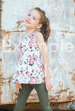 Load image into Gallery viewer, Livi Solid Navy Blue Peplum