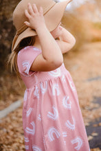 Load image into Gallery viewer, Ella Pink Rainbow Dress