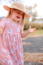 Load image into Gallery viewer, Ella Pink Rainbow Dress