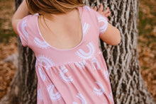 Load image into Gallery viewer, Ella Pink Rainbow Dress