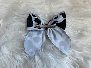 Cow Print Fable Hair Bow