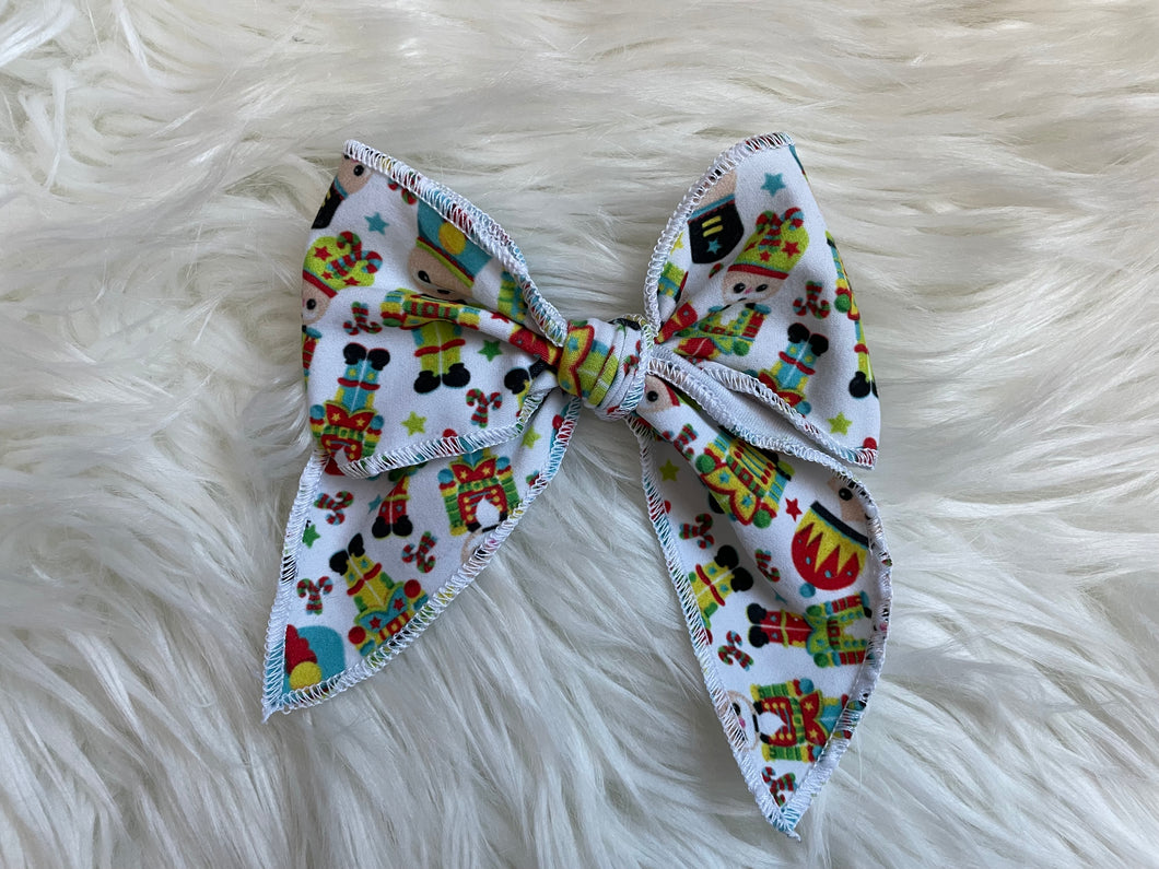 Tiny Nutcracker Fable Hair Bow