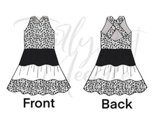 Load image into Gallery viewer, Olivia Mono Leopard Print Dress
