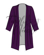 Load image into Gallery viewer, Solid Plum Cardigan
