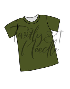 Rory Solid Olive Green Top