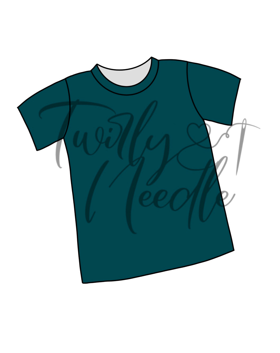 Rory Solid Teal Top