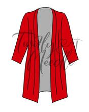 Load image into Gallery viewer, Solid Red Cardigan
