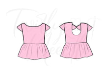 Load image into Gallery viewer, Cora Solid Baby Pink Peplum
