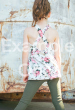 Load image into Gallery viewer, Livi White Floral Peplum
