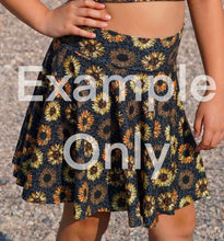 Load image into Gallery viewer, Solid Blue Twirl Skirt
